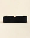 Zinc Alloy Buckle Elastic Wide Belt