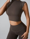 Mock Neck Active Tank