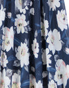 Full Size Floral Tie-Waist Skirt