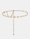 Rhinestone Decor Zinc Alloy Belt
