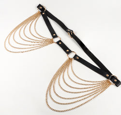 PU Belt with Chain