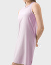 Round Neck Sleeveless Active Dress