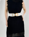 Double D Buckle PU Belt