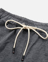 Drawstring Waist Three-Piece Shorts Set