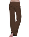 Mid Waist Pants with Pockets