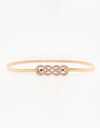 Knot Buckle Metal Belt
