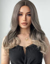 13*1" Full-Machine Wigs Synthetic Long Straight 24"
