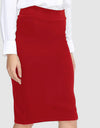 High Waist Wrap Skirt