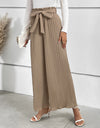 Tied Wide Leg Long Pants