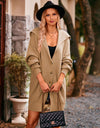 Dropped Shoulder Long Sleeve Cardigan