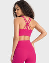 Crisscross Scoop Neck Active Tank