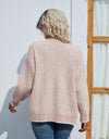 Button Down V-Neck Cardigan with Pockets