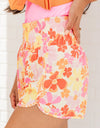 Printed High Waist Shorts