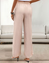 Tied Wide Leg Pants with Pockets