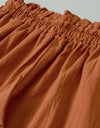 Drawstring Paperbag Waist Wide Leg Pants