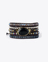 Agate Beaded Bracelet