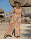 V-Neck Wide Leg Jumpsuit