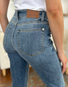 Judy Blue Full Size Cuffed Hem Slim Jeans