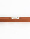 Alloy Buckle Elastic Belt