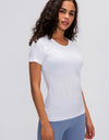 Round Neck Short Sleeve Active T-Shirt