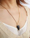 Copper Labradorite Heart Shape Necklace