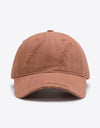 Distressed Adjustable Baseball Cap