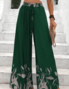 Drawstring Tie High Waist Relax Fit Long Pants
