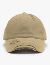 Distressed Adjustable Cotton Hat