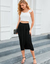 Ruched Midi Pencil Skirt