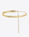 Adjustable Curb Chain Belt
