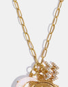 Constellation and Moon Pendant Copper Necklace