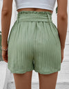 Belted Shorts with Pockets