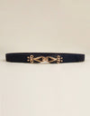 Alloy Buckle Elastic Belt