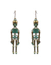 Skeleton Alloy Earrings