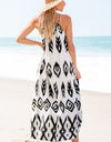 Full Size Printed Spaghetti Strap Cami Dress