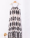 Full Size Printed Spaghetti Strap Cami Dress