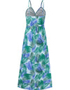 Twisted Printed V-Neck Cami Dress