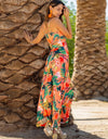 Twisted Printed V-Neck Cami Dress