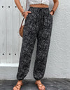 Printed High Waist Pants