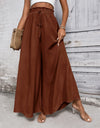 Tied High Waist Wide Leg Pants