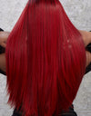 13*2" Lace Front Wigs Synthetic Straight 26" 150% Density