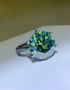10 Carat Moissanite 925 Sterling Silver Ring
