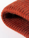 NEWYORK Patch Rib-Knit Cuffed Beanie