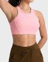 Wide Strap Cropped Sport Tank