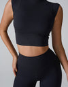 Mock Neck Active Tank