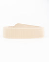 PU Elastic Wide Belt with Alloy Buckle