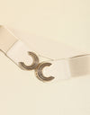 Double C Buckle Elastic Belt