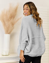 Open Front  Cardigan with Pockets