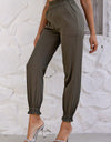 Paperbag Waist Pants with Pockets