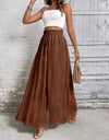 Tied High Waist Wide Leg Pants